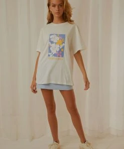 Charlie Holiday Tropicana Boyfriend Tee - White 8 Charlie Holiday Tropicana Boyfriend Tee - White -Peppermayo cloth-shop 749cde5f0a854e85bab81d385b51aec6 scaled