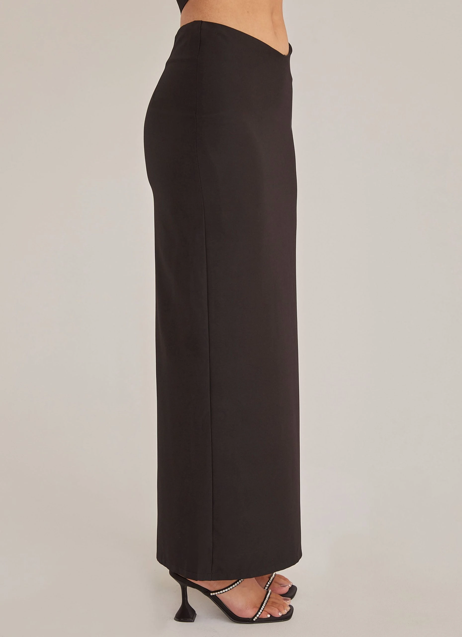 Riley Hubatka X Peppermayo Disco Disco Maxi Skirt - Noir 4 Riley Hubatka X Peppermayo Disco Disco Maxi Skirt - Noir - Image 4