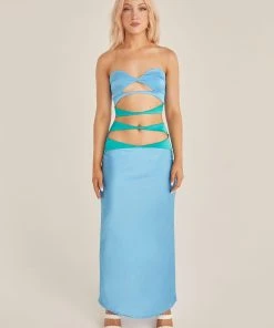 Riley Hubatka X Peppermayo Mondello Maxi Skirt - Azure -Peppermayo cloth-shop 753f33c8949647f098a3f11b4e1a060b scaled