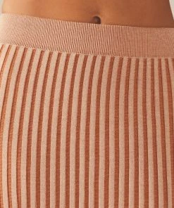 Peppermayo Exclusive Gwen Two-Tone Knit Skirt - Terracotta -Peppermayo cloth-shop 762848ded00e4def8c05ab3e8d5747fe