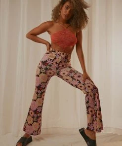 Peppermayo Disco Lovers Pants - Floral Print