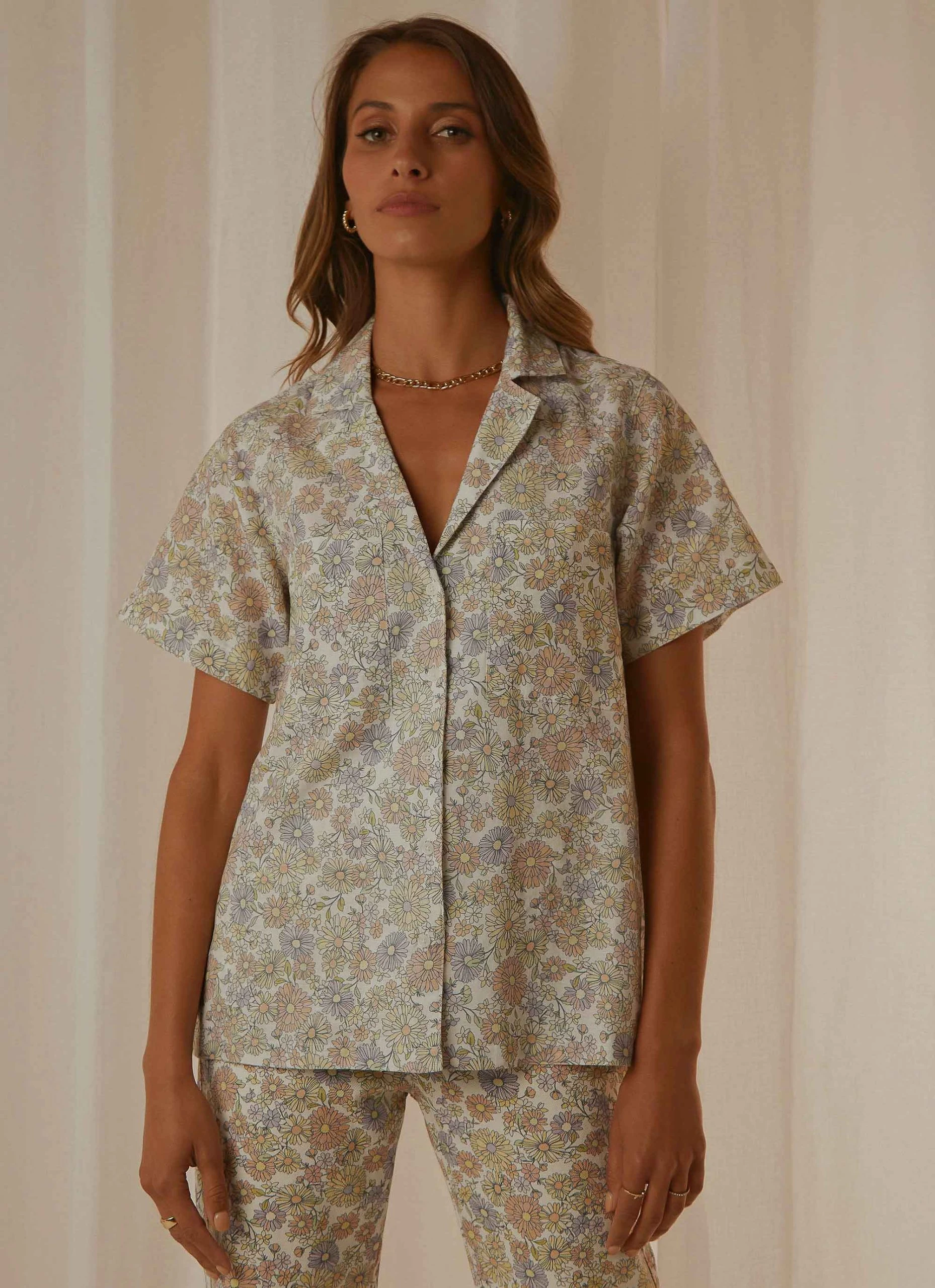 Cools Club Safari Shirt - Flower Power 3 Cools Club Safari Shirt - Flower Power - Image 3