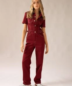 Peppermayo Exclusive Carpenter's Boilersuit - Redwood -Peppermayo cloth-shop 78404f85c3384866a2fb3ab14552567a