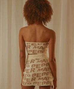 Peppermayo Exclusive Our Village Knit Crop - Latte Logo -Peppermayo cloth-shop 7a5c414779cf4e388868a636b74452cb scaled