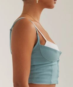 Silk X Peppermayo Fusion Crop Top - Antiqued Aqua -Peppermayo cloth-shop 7c2f47814d9b4314827d578e9d4e4355 scaled