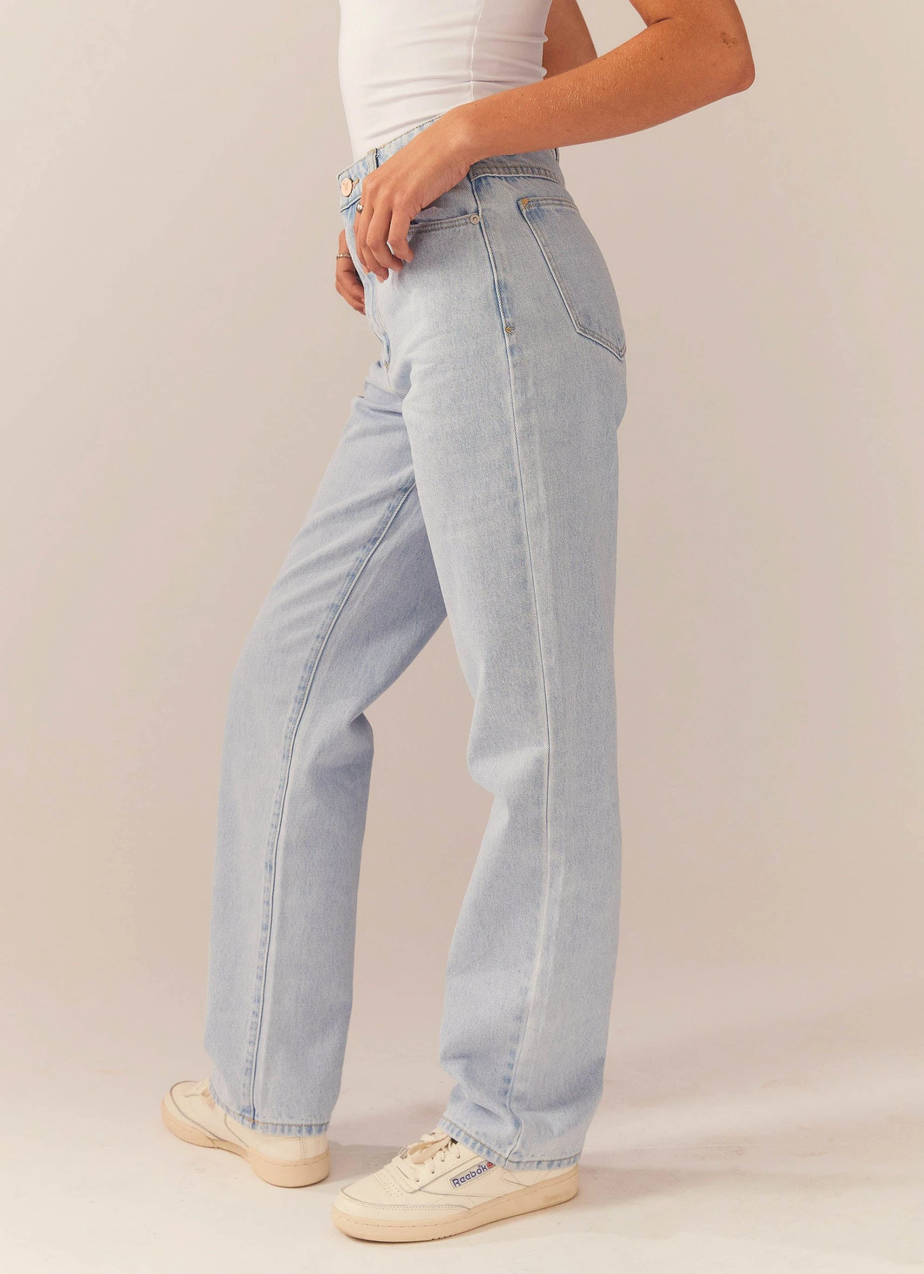 Abrand A 94 High Straight Bleached Stone - Bleached Stone 4 Abrand A 94 High Straight Bleached Stone - Bleached Stone - Image 4