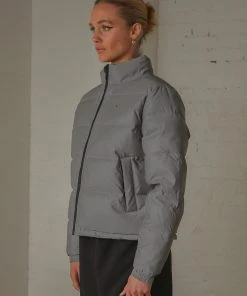 Huffer Womens Track Puffer Jacket - Reflective -Peppermayo cloth-shop 7da331df672446efb5dccfeab3468640 scaled