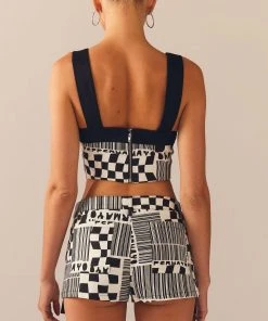 Peppermayo Exclusive Play It Louder Bustier Top - Barcode -Peppermayo cloth-shop 80a2377a66184820800c68e1baf45b2c scaled