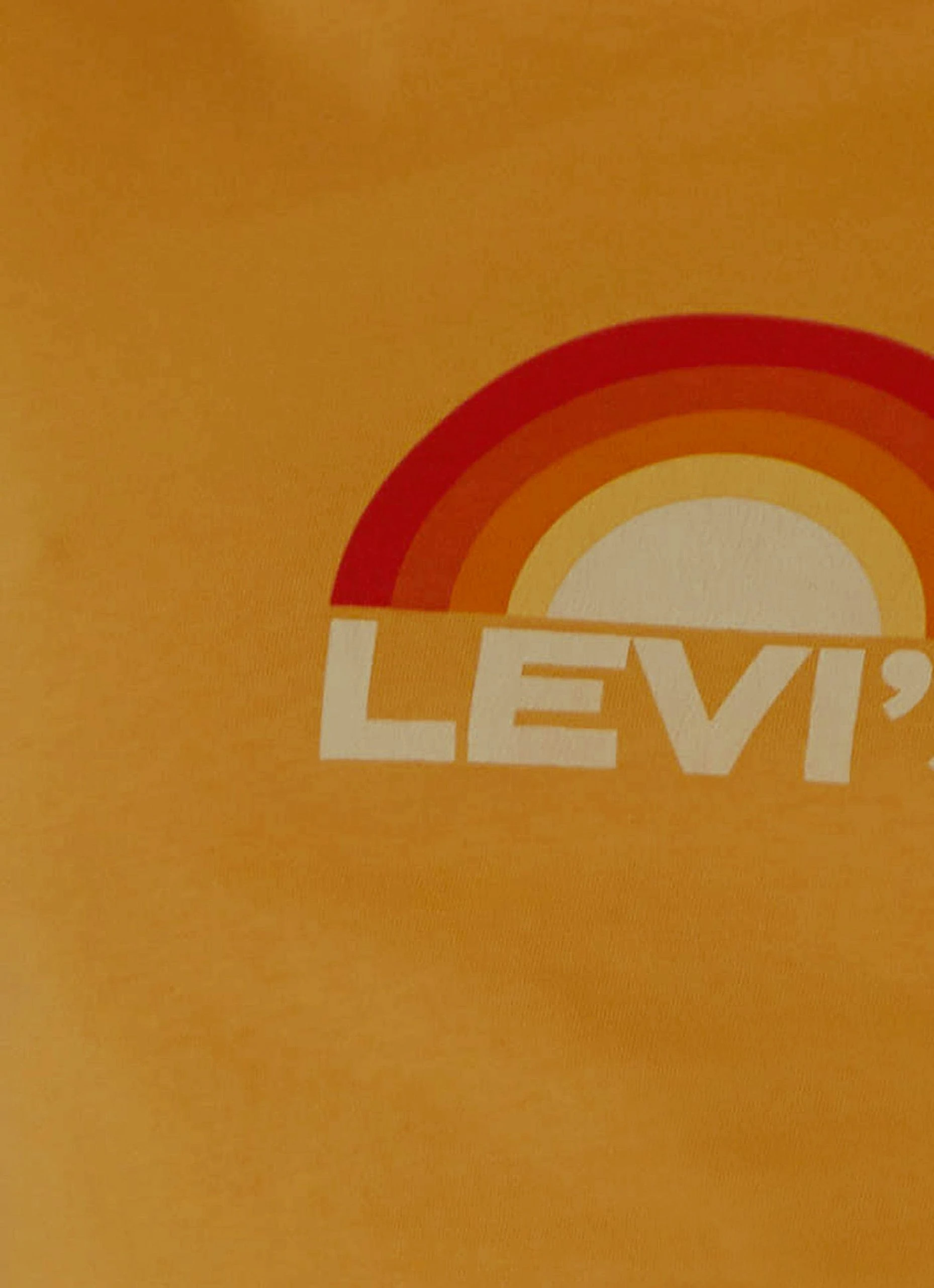 Levi's Cropped Jordie Tee - Sunrise Amber 5 Levi's Cropped Jordie Tee - Sunrise Amber - Image 5