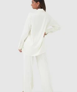 4TH & RECKLESS Faro Trouser - Off White -Peppermayo cloth-shop 82733214369a44c7a73b23d2f3db3d5a