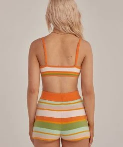 Riley Hubatka X Peppermayo Avenue Knit Bralette - Melon Stripe -Peppermayo cloth-shop 83e730aed1154cf788424d5625dd2bf7 scaled