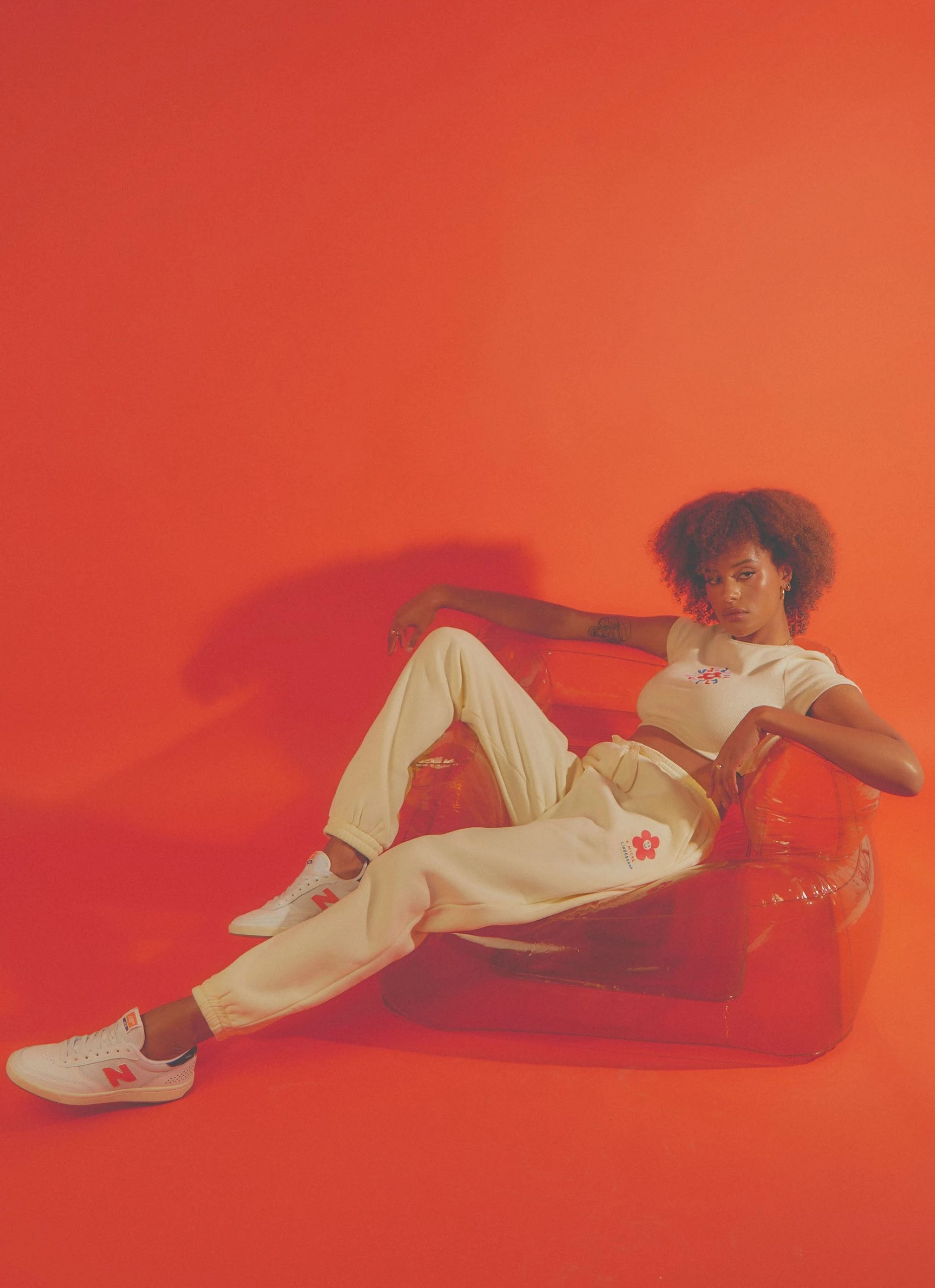 Vacancy Supply X Micke Lindebergh - Blume Sweatpant - Buttercream 1 Vacancy Supply X Micke Lindebergh - Blume Sweatpant - Buttercream