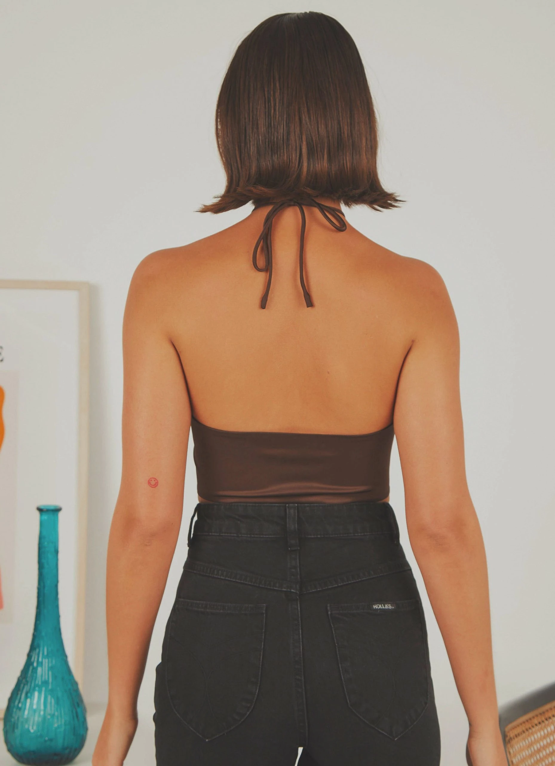 Peppermayo Exclusive Angel Like You Crop - Choc Brown 5 Peppermayo Exclusive Angel Like You Crop - Choc Brown - Image 5