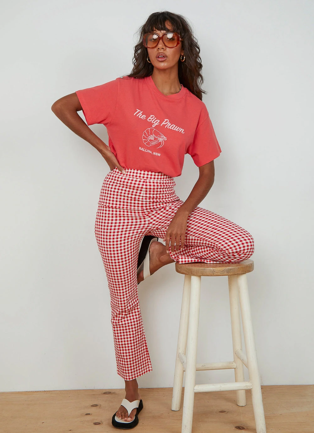 Rolla's Big Prawn Tomboy Tee - Red 2 Rolla's Big Prawn Tomboy Tee - Red - Image 2