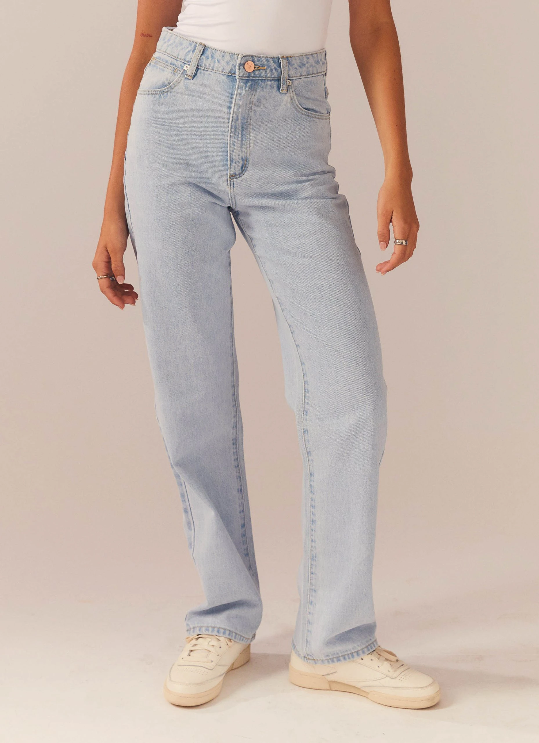 Abrand A 94 High Straight Bleached Stone - Bleached Stone 3 Abrand A 94 High Straight Bleached Stone - Bleached Stone - Image 3