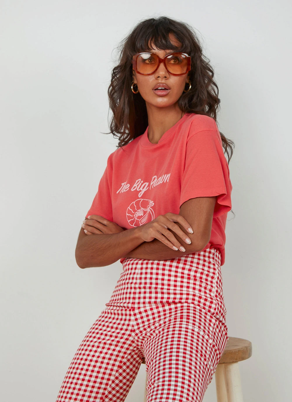 Rolla's Big Prawn Tomboy Tee - Red 3 Rolla's Big Prawn Tomboy Tee - Red - Image 3