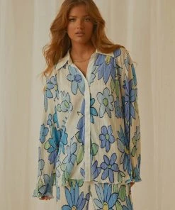 Peppermayo Exclusive Change Of Pace Shirt - Blue Blossom -Peppermayo cloth-shop 8d916d2f2d2a4ccba336e3eca8255c5f scaled