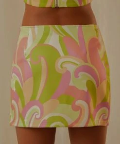 Peppermayo Exclusive Euphoria Low Rise Mini Skirt - Retro Swirl -Peppermayo cloth-shop 8df6098fc1f949c0b796647f9cbc8727 scaled
