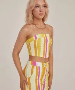 Riley Hubatka X Peppermayo Refreshments Bustier Top - Sunset Stripe -Peppermayo cloth-shop 8e3710099f11439985469acc659dc753 scaled
