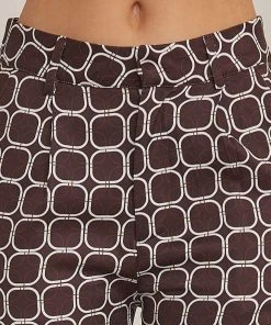 Riley Hubatka X Peppermayo Romeo Pants - Chocolate Geo -Peppermayo cloth-shop 8ec09a4a5b454f929d1973cecedda8cf