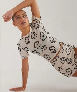 Silk X Peppermayo Structured Shapes Mesh Tee - Glazed Floral -Peppermayo cloth-shop 8f1a3007d115434284b990e067778317 scaled