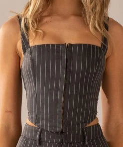 Peppermayo Exclusive Mia Suit Bustier - Charcoal 11 Peppermayo Exclusive Mia Suit Bustier - Charcoal -Peppermayo cloth-shop 8f309323708442febbe1ff2701a47fa3