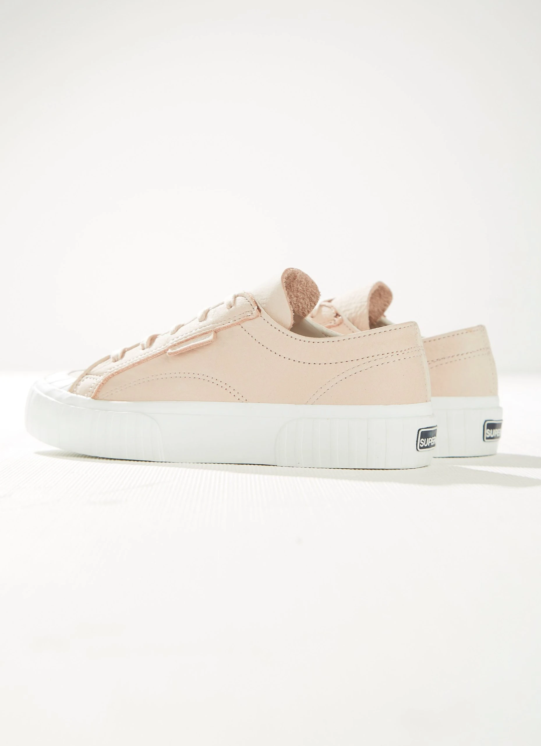 Superga 2630 Stripe Buttersoft Sneaker - Pink Peach Blush 5 Superga 2630 Stripe Buttersoft Sneaker - Pink Peach Blush - Image 5