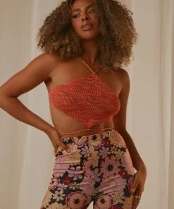 Peppermayo Love Race Halter Top - Orange -Peppermayo cloth-shop 920a7aa1124e4a82853d434bfaf62638 scaled