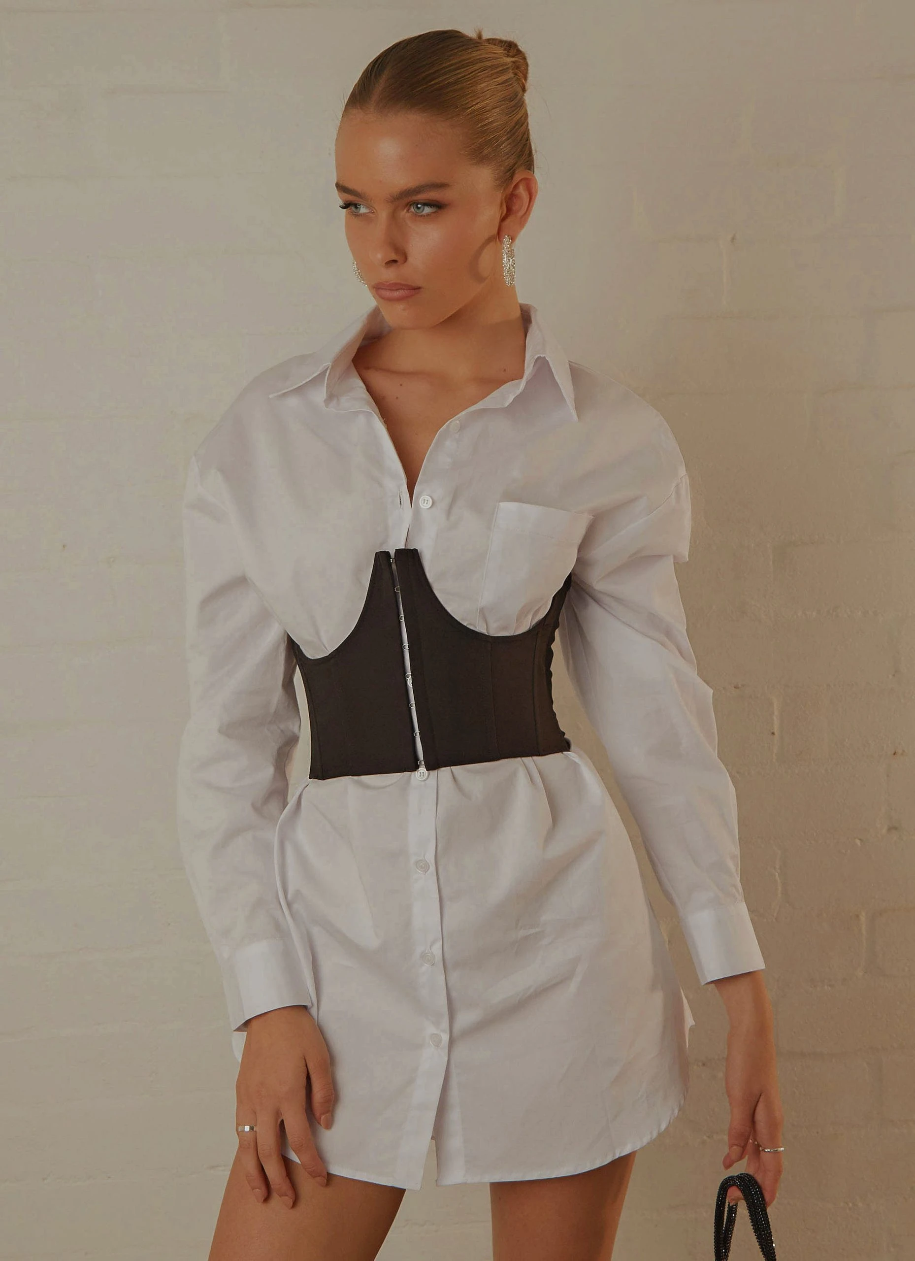 Peppermayo Exclusive Summer Fade Underbust Corset - Black 1 Peppermayo Exclusive Summer Fade Underbust Corset - Black