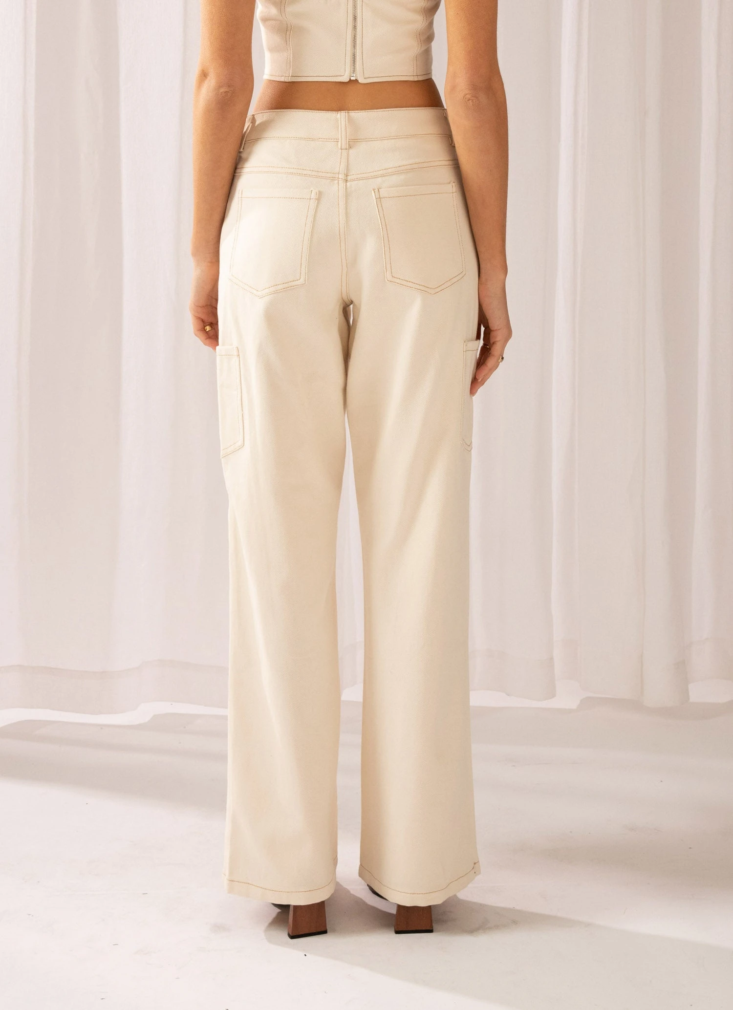 Peppermayo Exclusive Working Overtime Utility Cargo Pants - Mineral 6 Peppermayo Exclusive Working Overtime Utility Cargo Pants - Mineral - Image 6