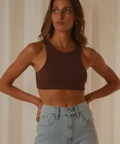 Peppermayo Exclusive Alfie Crop Singlet - Chocolate 7 Peppermayo Exclusive Alfie Crop Singlet - Chocolate -Peppermayo cloth-shop 94bfbfc9e67b4ab3b72be22525650fa4 scaled