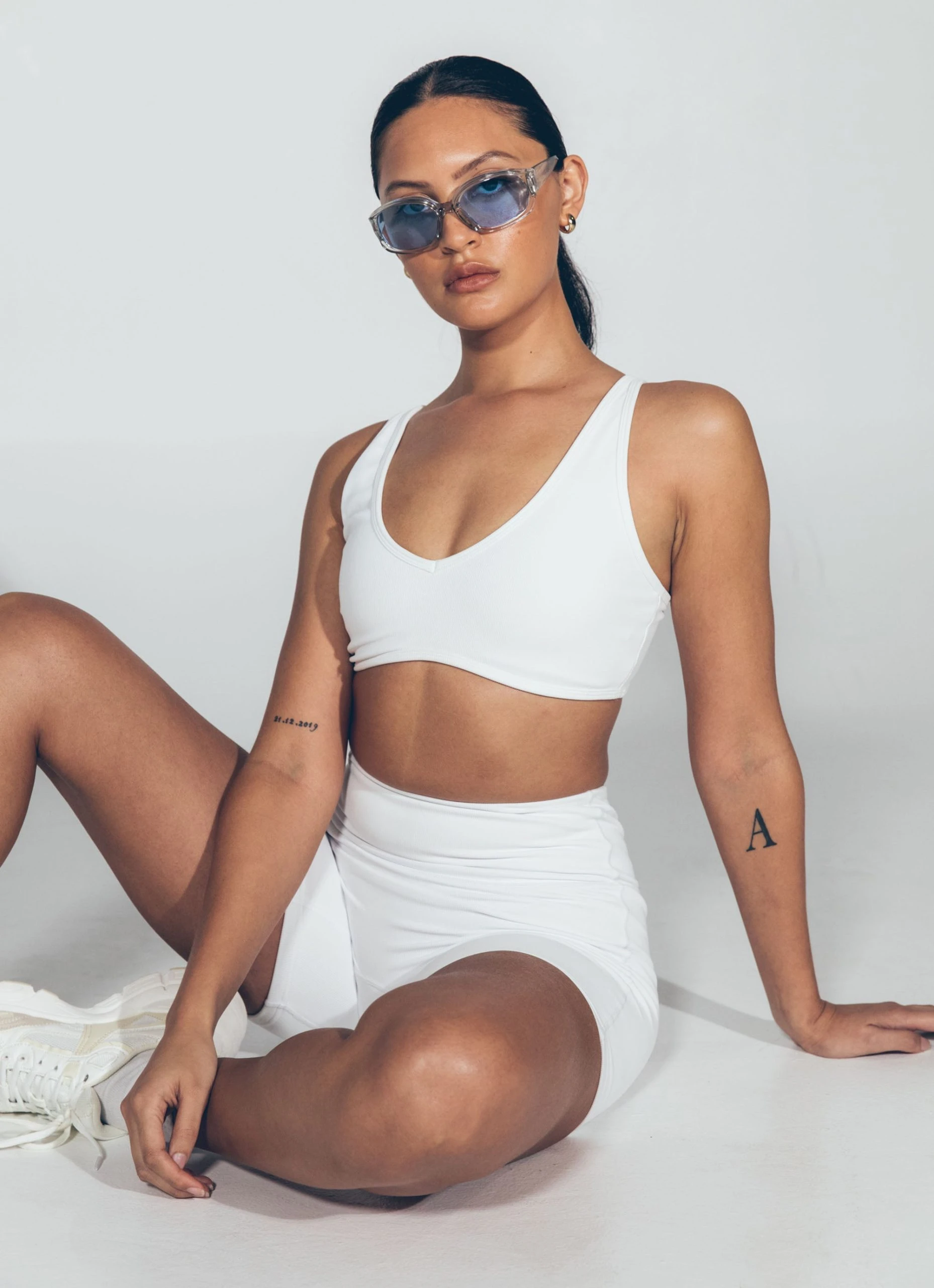 LaHana Swim Pippa Crop - Ribbed White 3 LaHana Swim Pippa Crop - Ribbed White - Image 3