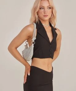 Riley Hubatka X Peppermayo Sound Check Vest Top - Noir -Peppermayo cloth-shop 965179fdd4814bb2b30e008027874d10 scaled