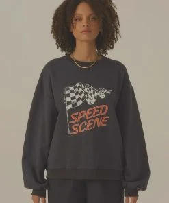 Vacancy Supply Speed Racer Crewneck - Charcoal -Peppermayo cloth-shop 9676715b1a9b478a94a0df1e0aeab1a6 scaled