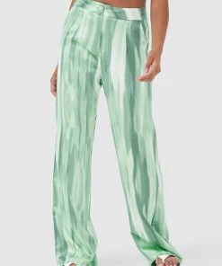 4TH & RECKLESS Norma Trousers - Green Dye Print -Peppermayo cloth-shop 96ab904aa0ff432790644a0f4b7ab42a