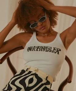 Wrangler Warped Cami - Optic White