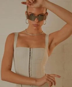 Peppermayo Exclusive Mia Suit Bustier - Stone Pinstripe -Peppermayo cloth-shop 9ce49b6c41494fca81f05f1b273b35eb scaled