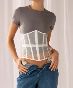 Peppermayo Exclusive Higher Love Bustier - White