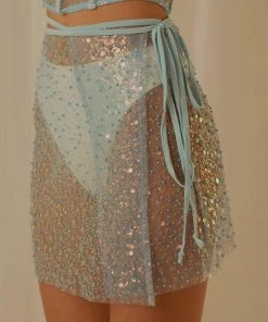 Peppermayo Exclusive Double Rainbow Mini Skirt - Sky Blue -Peppermayo cloth-shop 9eea8b8ee58845d9ac11e527c9c894ed scaled