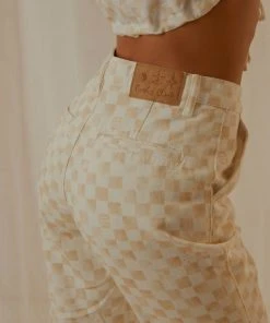 Cools Club California Pant - Sand Checker -Peppermayo cloth-shop 9f0431372e3a4633a8cd53841ecd7708 scaled