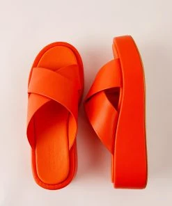Cult Avenue No One But You Sandal - Orange -Peppermayo cloth-shop 9f96daf587e643d9884d3c12450663fa