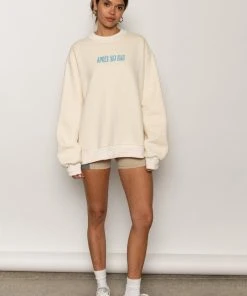 Peppermayo Exclusive Ski Bar Oversized Sweater - Ivory -Peppermayo cloth-shop ApresSki WebCrops 83