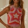 Peppermayo Exclusive Celestial Knit Crop - Pink