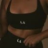 LaHana Swim Mabel Crop - Black