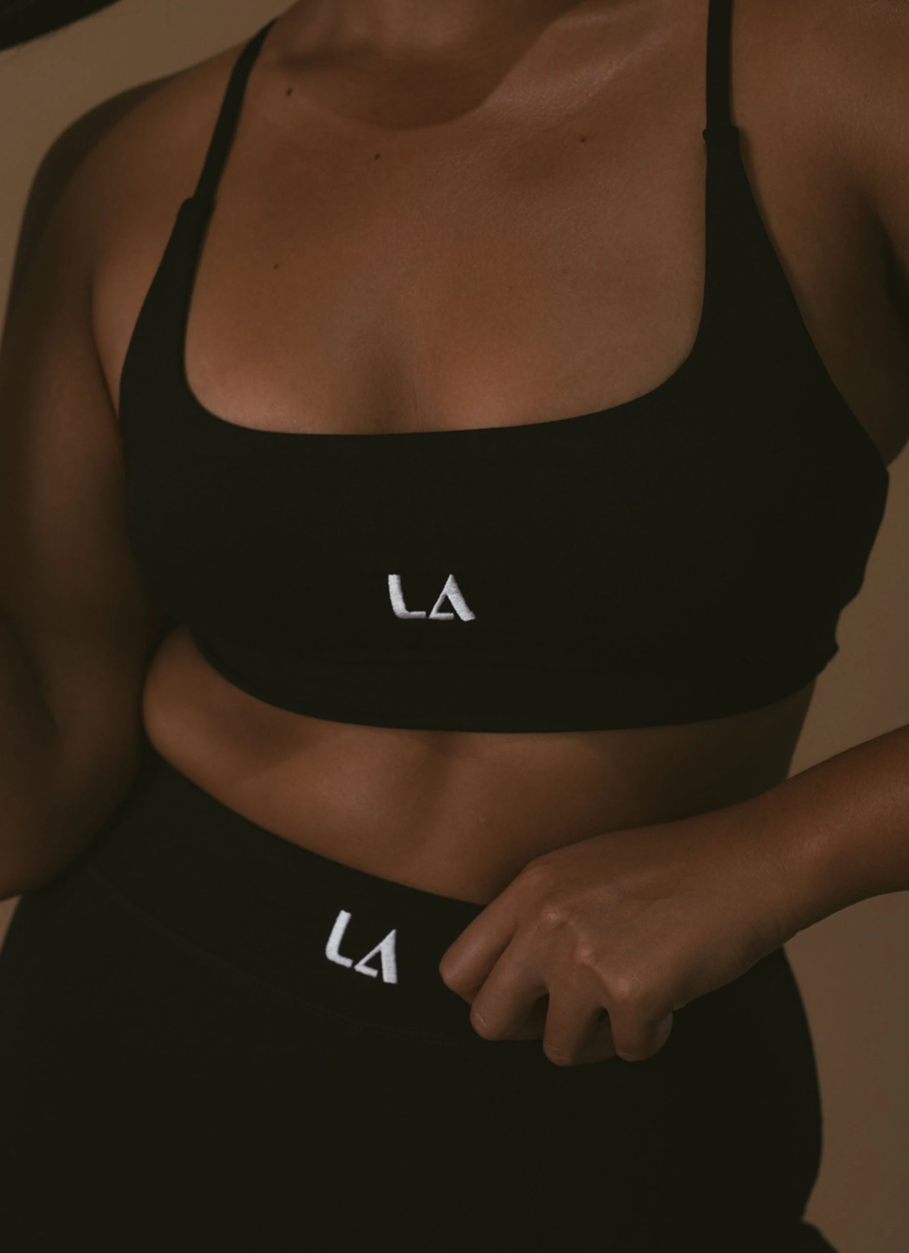 LaHana Swim Mabel Crop - Black 1 LaHana Swim Mabel Crop - Black
