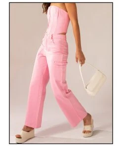 Peppermayo Exclusive Arya Low Rise Pants - Blossom