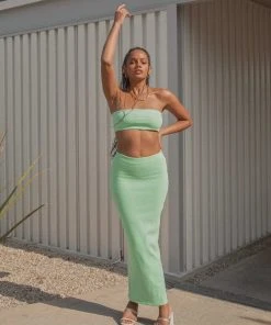 Riley Hubatka X Peppermayo Mementos Maxi Skirt - Sage