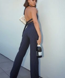 Peppermayo Exclusive West L.A Suit Pants - Pinstripe