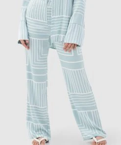 4TH & RECKLESS Norma Trouser - Sage Print -Peppermayo cloth-shop PM Norma 1 scaled