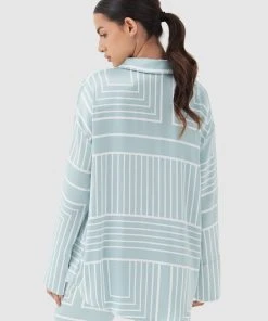 4TH & RECKLESS Norma Shirt - Sage Print -Peppermayo cloth-shop PM Norma 8 scaled